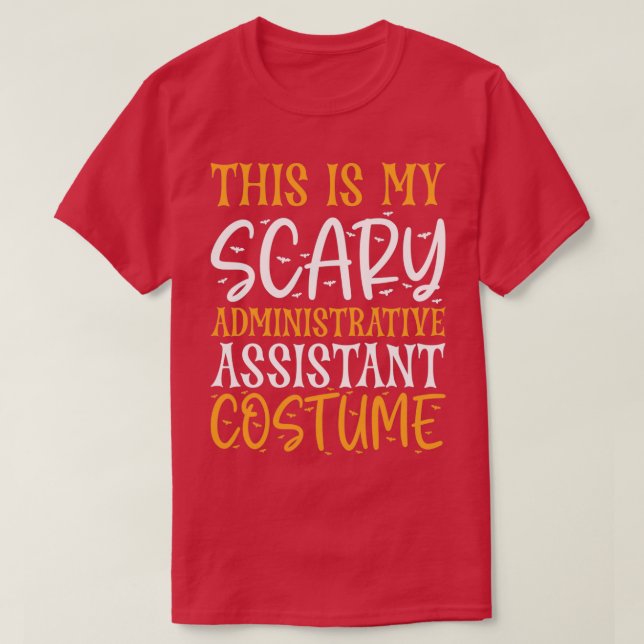 Det här är min vanliga administrativa assistent t shirt (Design framsida)