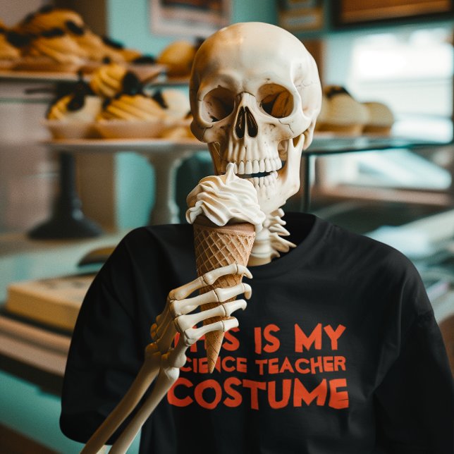 Det här är min vetenskapslärare. tröja (This Is My Science Teacher Costume Shirt)