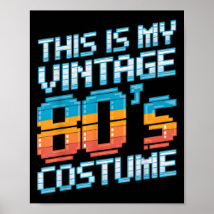 Det här är min Vintage på 80-talet, Mode Retro på  Poster