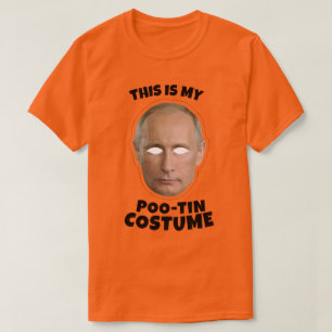 Det här är min Vladimir Putin Poo-tin Costume T Shirt