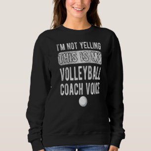 Det här är min volleyball Coach Voice Volleyball C T Shirt