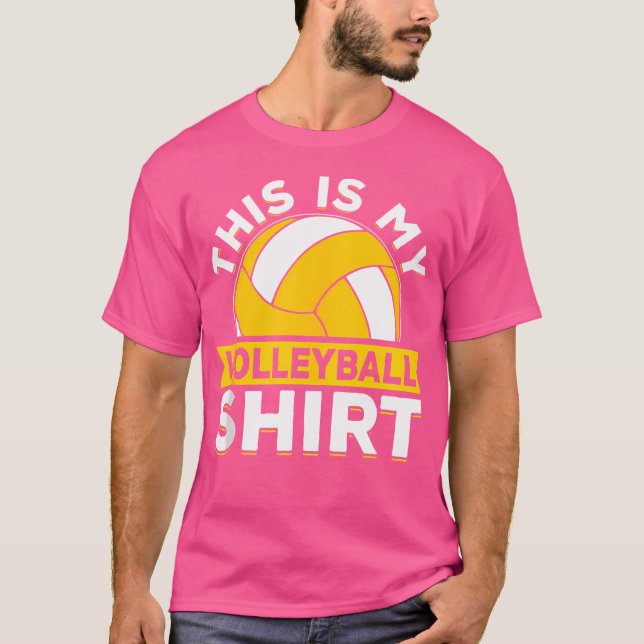 Det här är min volleyboll t shirt (Framsida)