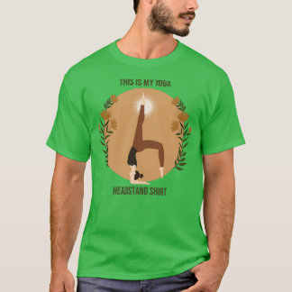 Det här är min Yoga Headstand Coola Yoga Headstand T Shirt