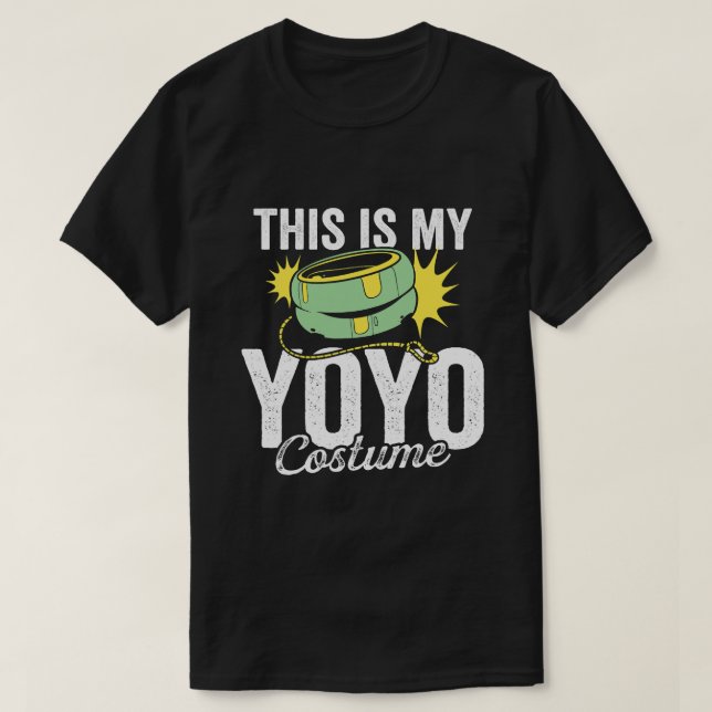 Det här är min Yoyo Costume Yoyo Design Boys Girls T Shirt (Design framsida)