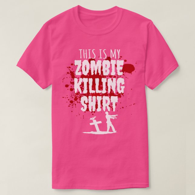 Det här är min zombie-skjorta t shirt (Design framsida)