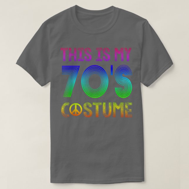 Det här är mina 70-talets Costume Funny Halloween  T Shirt (Design framsida)