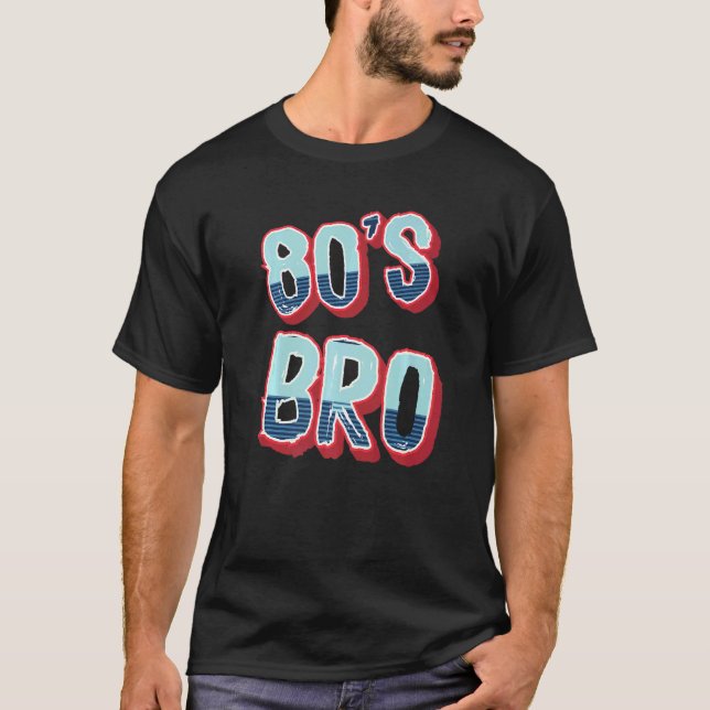 Det här är mina 80-talets Bro 80-tal Retro Party P T Shirt (Framsida)