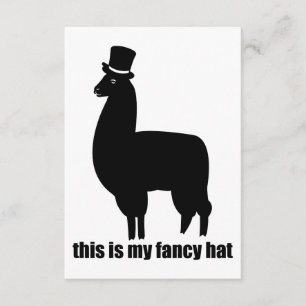 Det här är mina inbjudningar till Finare Hat Llama