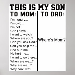 Det här är mina sonfoncitat från Son till Mamma Poster
