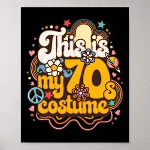 Det här är mitt 70-sekunders Temaparty Hippie Retr Poster