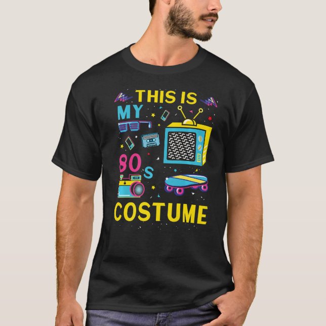 Det här är mitt 80-sekunders temaparty för kostym  t shirt (Framsida)
