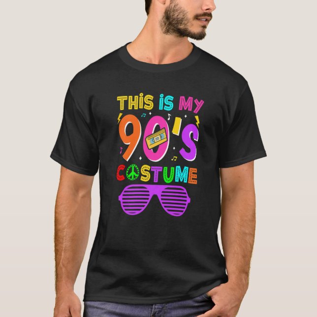 Det här är mitt 90-sekunders musikåterköp 90s-Tema T Shirt (Framsida)