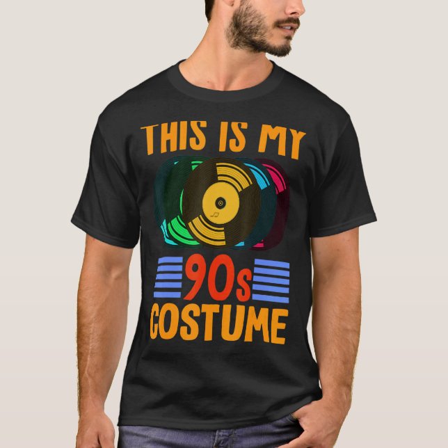 Det här är mitt 90-sekunders musikTemaparty Vinyl  T Shirt (Framsida)
