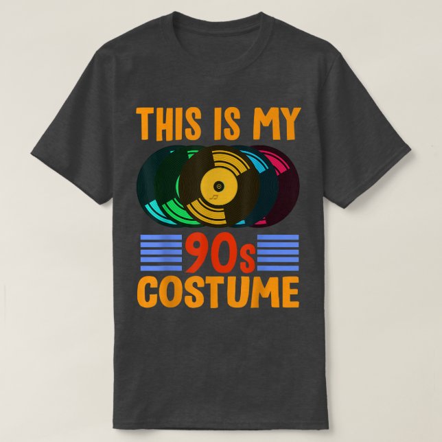 Det här är mitt 90-sekunders musikTemaparty Vinyl  T Shirt (Design framsida)