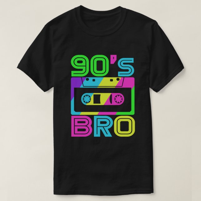Det här är mitt 90-tal Bro Tee 80-tal Party (Design framsida)