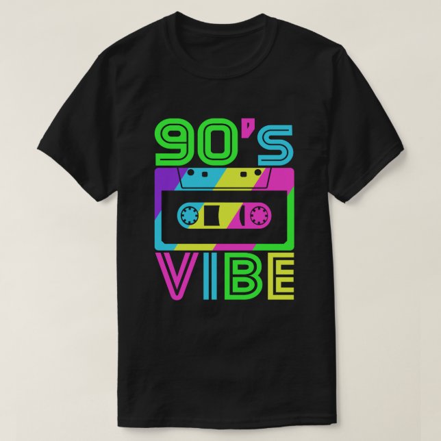 Det här är mitt 90-tal Vibe Tee 80-tal Party (Design framsida)