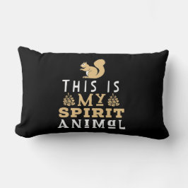 Det här är mitt andliga djur lumbarkudde