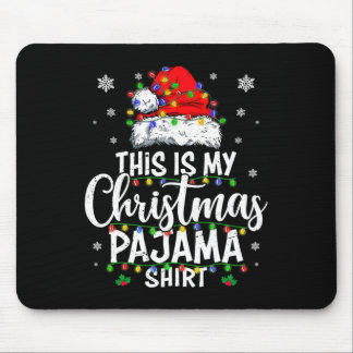 Det här är mitt christmas pajama ljus manar-barn musmatta