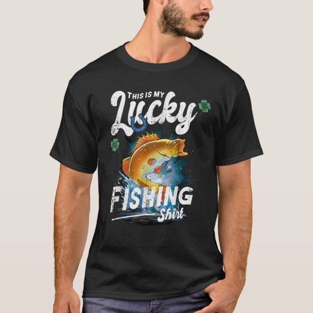 Det här är mitt fina fiske t shirt (Framsida)