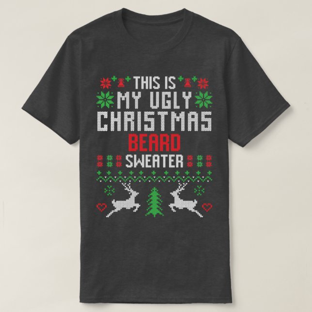 Det här är mitt fina julskäggiga, klassiska TS T Shirt (Design framsida)