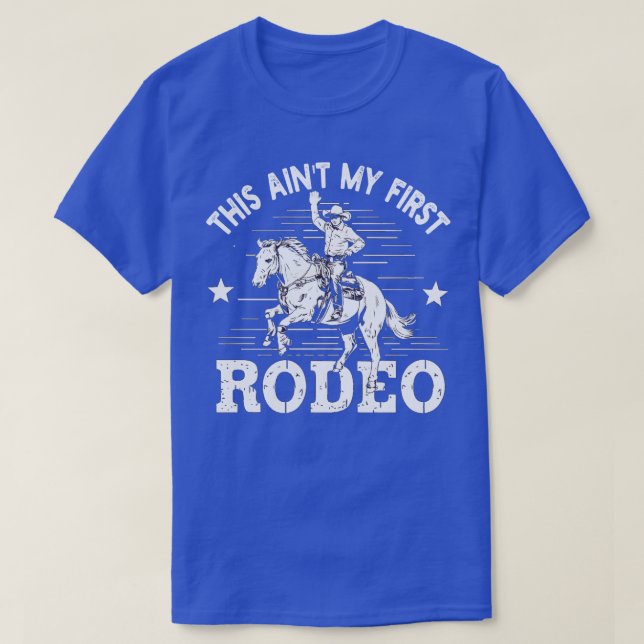 Det här är mitt första rodeo t shirt (Design framsida)