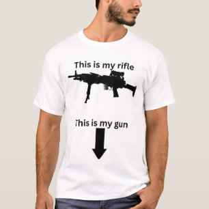 Det här är mitt gevär till skjortan t shirt