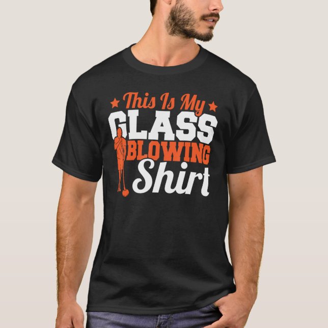 Det här är mitt glasblåsglas, Shirt Glassblower Bl T (Framsida)