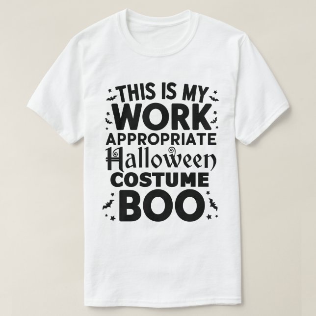 Det här är mitt jobb, rätt Halloween Costume Boo T Shirt (Design framsida)