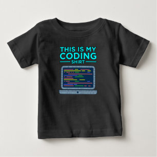 Det här är mitt kodprogram för datorprogrammeri t shirt