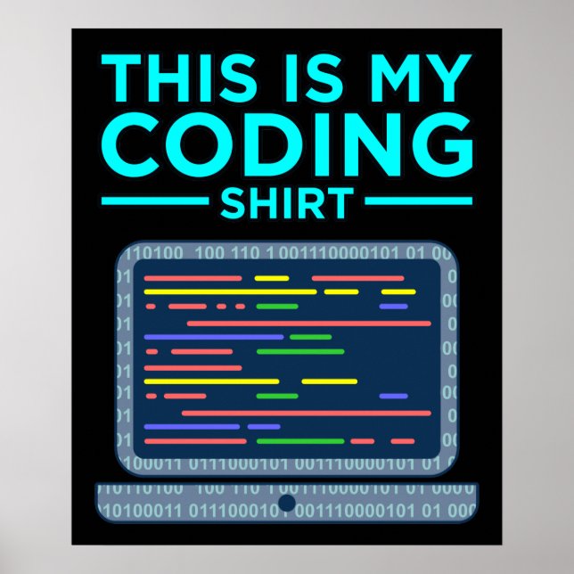 Det här är mitt kodprogram för datorprogrammering poster (Framsidan)