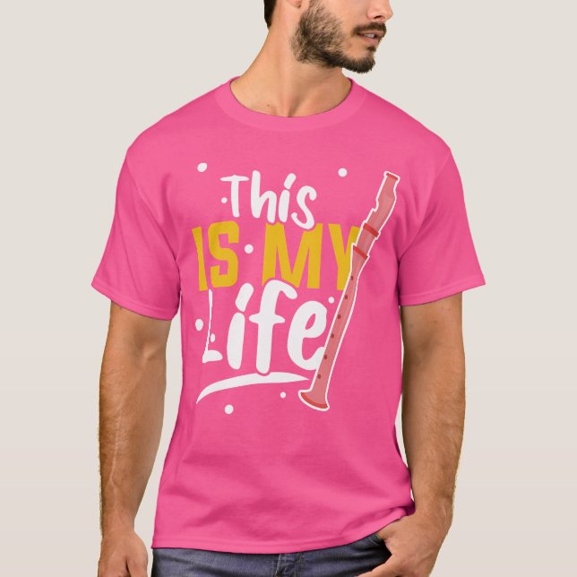 Det här är mitt livspest t shirt (Framsida)