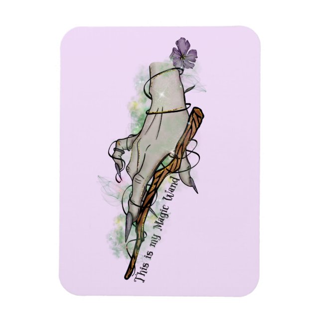 Det här är mitt magiska Trollspö Magnet (Vertikal)