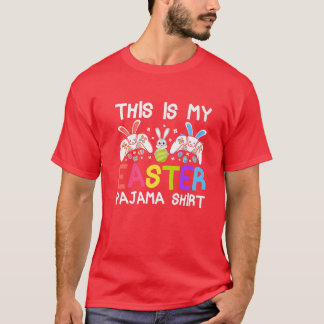 Det här är mitt Påsk Pajama-videospel Älskare-spel T Shirt