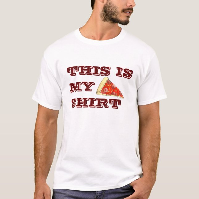 Det här är mitt Pizza Shirt Cheese Pepperoni NYC-s Tee Shirt (Framsida)