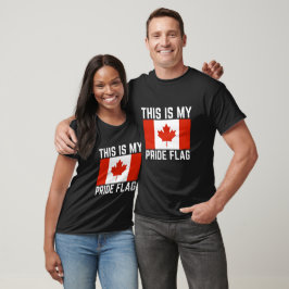 Det här är mitt Pride Flagga - Canada Flagga Gift T Shirt