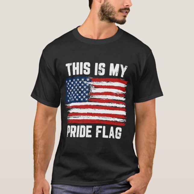 Det här är mitt Pride-Flagga T Shirt (Framsida)