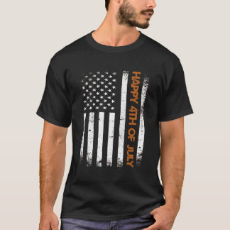 Det här är mitt Pride Flagga USA 4:e juli Pat T Shirt
