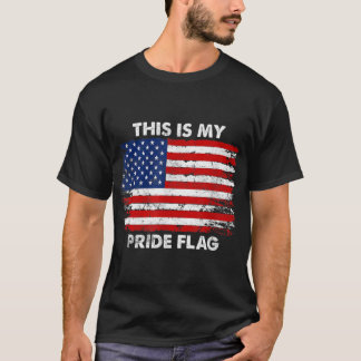 Det här är mitt Pride Flagga USA 4:e juli Pat T Shirt