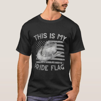 Det här är mitt Pride Flagga USA 4:e juli T Shirt
