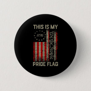 Det här är mitt Pride Flagga USA 4 juli Pat Knapp