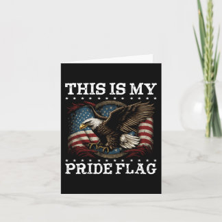 Det här är mitt Pride Flagga USA 4 juli Pat Kort