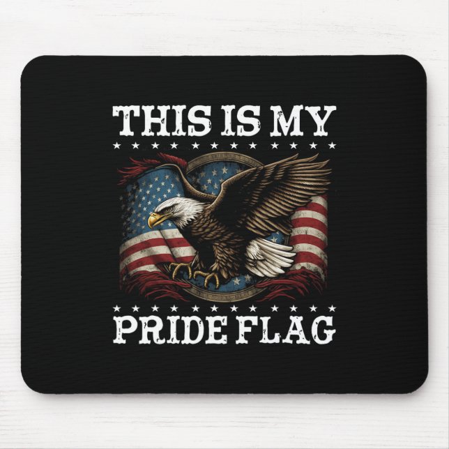 Det här är mitt Pride Flagga USA 4 juli Pat Musmatta (Framsidan)
