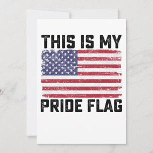 Det här är mitt Pride Flagga USA Inbjudningar