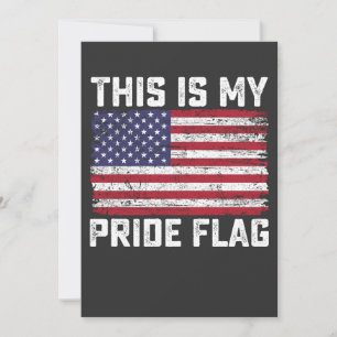 Det här är mitt Pride Flagga USA Inbjudningar