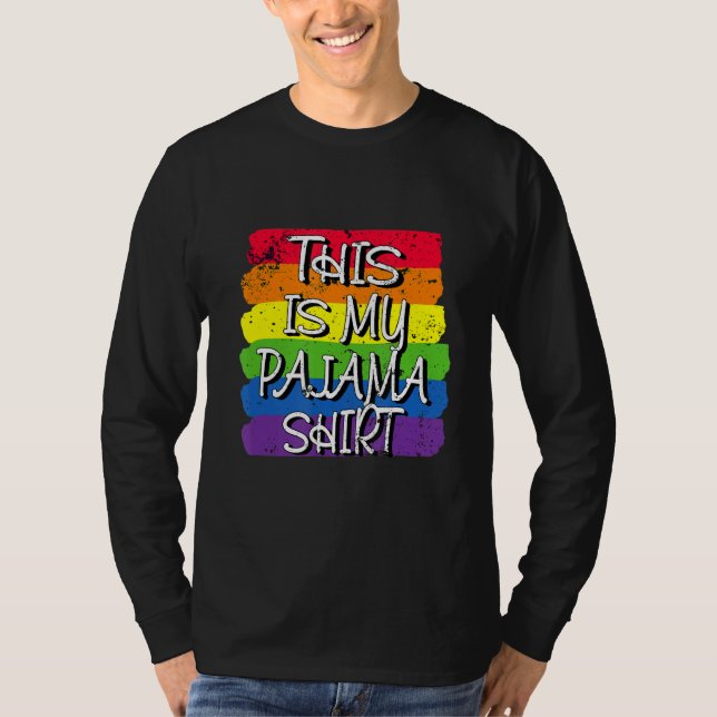 Det här är mitt regnbåge Lgbt Pride Gay Lesbisk Ho T Shirt (Framsida)