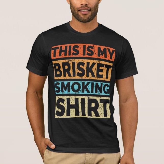 Det här är mitt risket SmoShirt - Lustigt BBQ Pitm T Shirt (Framsida)