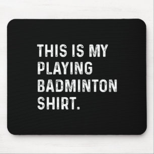 Det här är mitt spel Badminton Shirt - Badminton P Musmatta