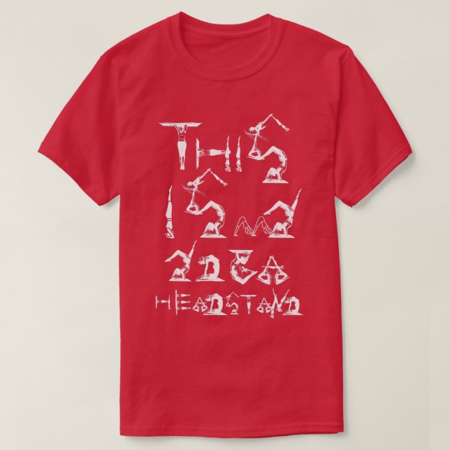 Det här är mitt yogahuvud 46 t shirt (Design framsida)