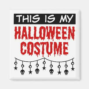 Det här är My Halloween Costume Döskallars Stars Magnet