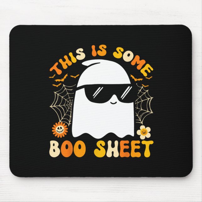 Det här är någon Boo Lakan Halloween Ghost-Coola Musmatta (Framsidan)